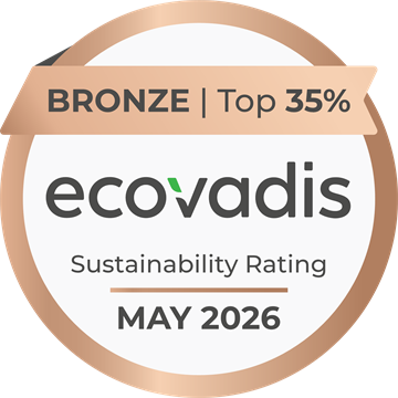 EcoVadis Sustainability Rating: Bronze, Top 35%, May 2026